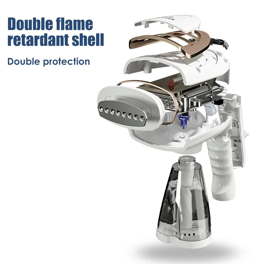 Handheld Garment Steamer for Clothes 1600W Powerful Electric Steam Iron Foldable Portable Traveling Clothes Steamer Home