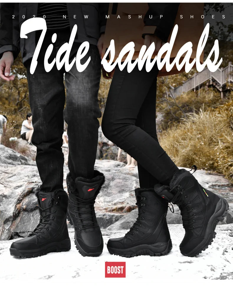 Men Tactical Boots Brand Climbing Shoes Waterproof Outdoor Ankle Male Breathable Women Motorcycle Casual Hiking Shoes Size Boot