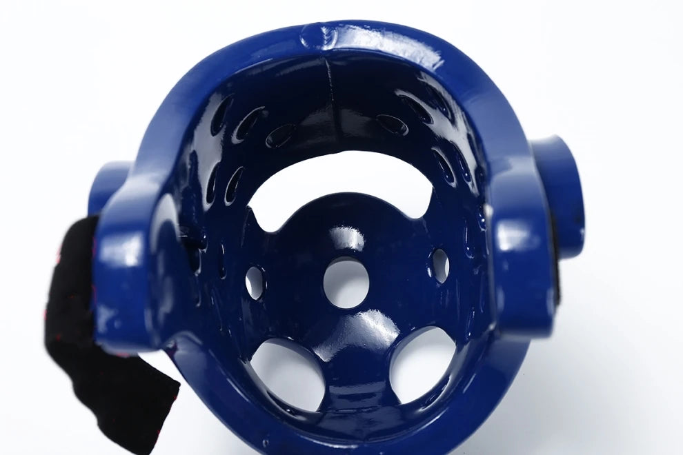 White Taekwondo Helmet Red Black BLue Headgear Face Mask Karate Kick Boxing Head Guard for Kids Adult Logo Customized Quality