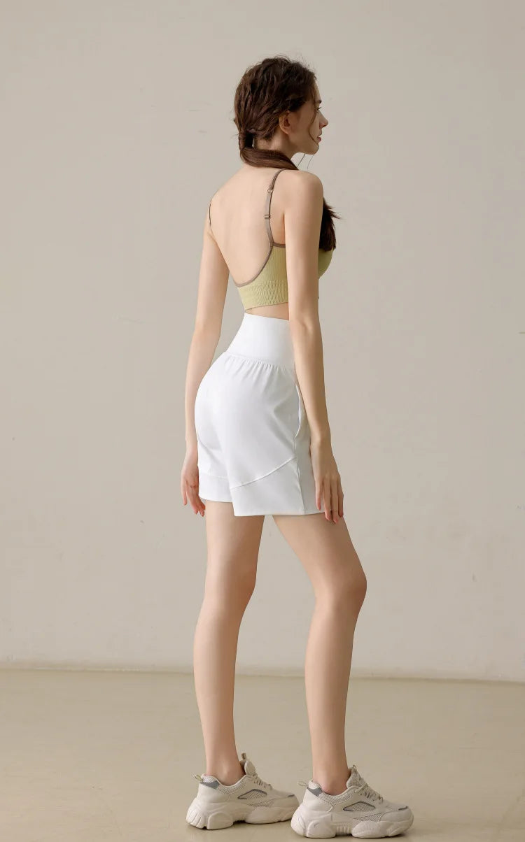 Women's Loose Fitting Slimming Nylon Sports Capris, Casual Fitness Training Pants, Running Pants, Cycling Short, Summer