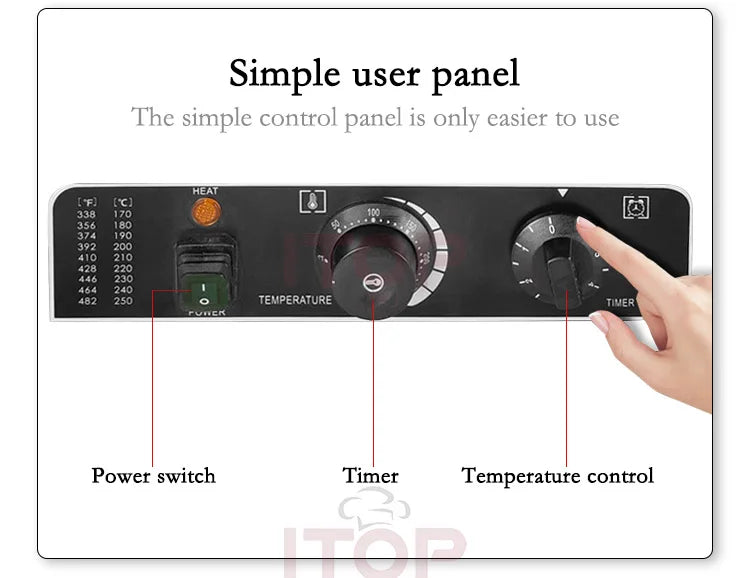 ITOP 2208 Electric Waffle Maker Pine Tree Mould Waffle Pancake Maker Waffle Stick Machine Iron Cast Non Stick Pan 110V 220V
