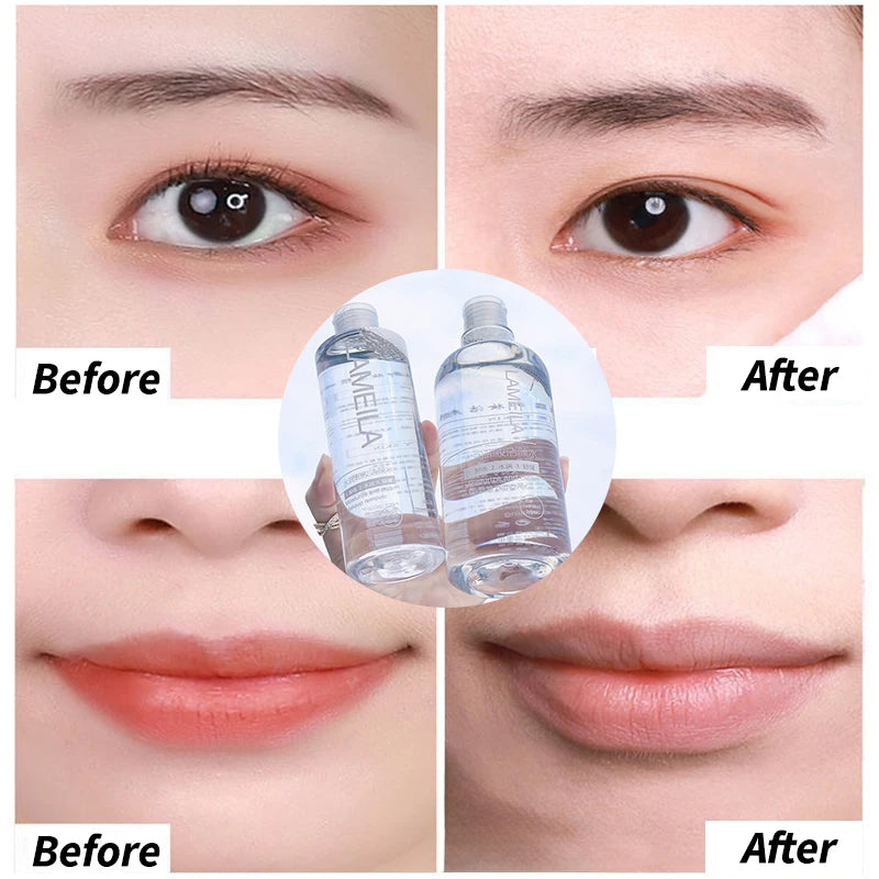 Hydrating Makeup Remover Cleanser Eye Lip Face 3in1 Cleansing Water Deep Cleansing Mild Refreshing Non-irritating Makeup Remover