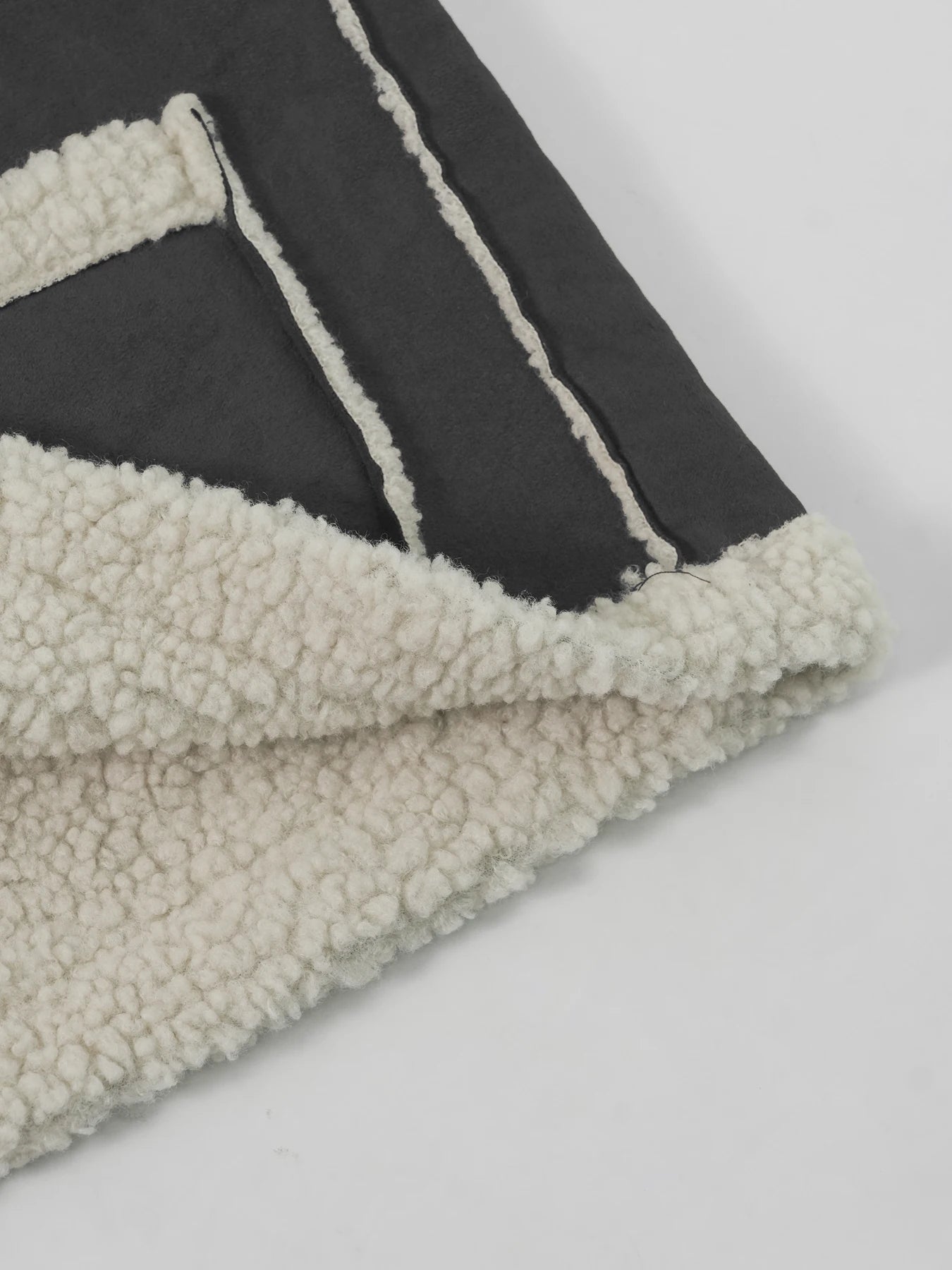 Imitation Lamb Hair Vest Women's Autumn Winter New Style Outwear Warm Suede Vest Thickened Insulation Brown Top Coat For Women