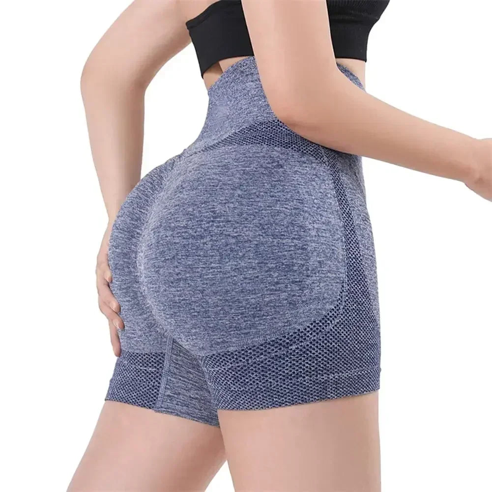 Women Yoga Shorts High Waist Workout Fitness Sports Lift Butt Short Pants Breathable Casual Sportswear Tight