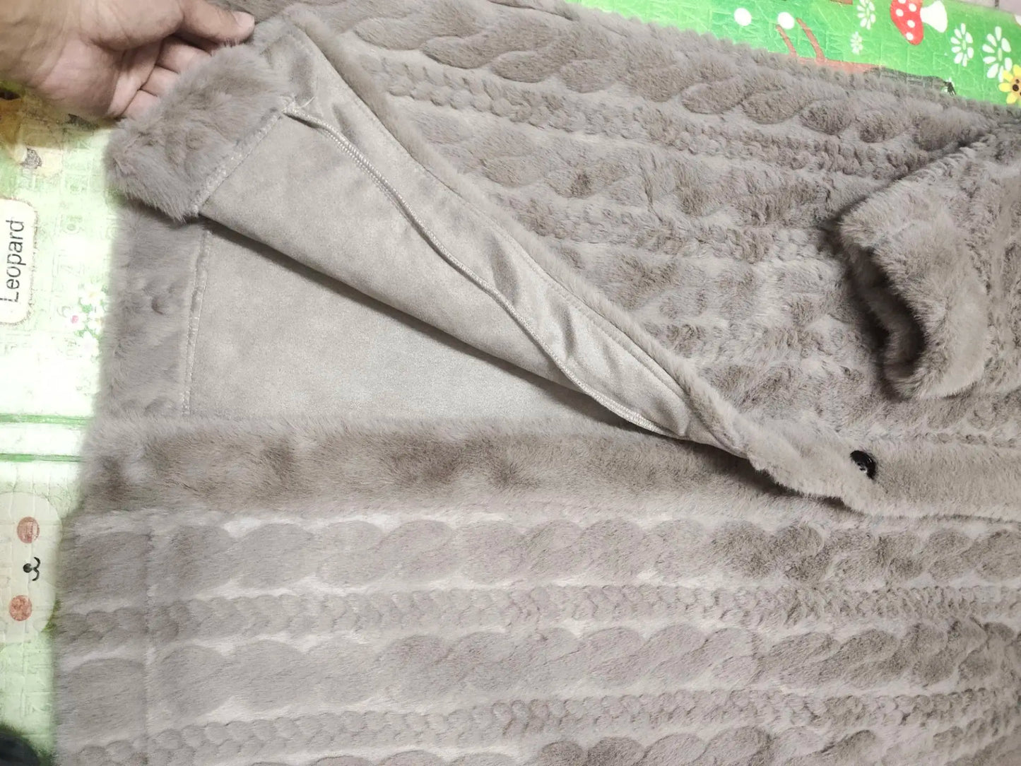 Winter Thick Warm Female Long Loose Coats Plus Size Button Fly Vintage Women's Faux Fur Outerwear Ladies X-long Dobby Fur Jacket