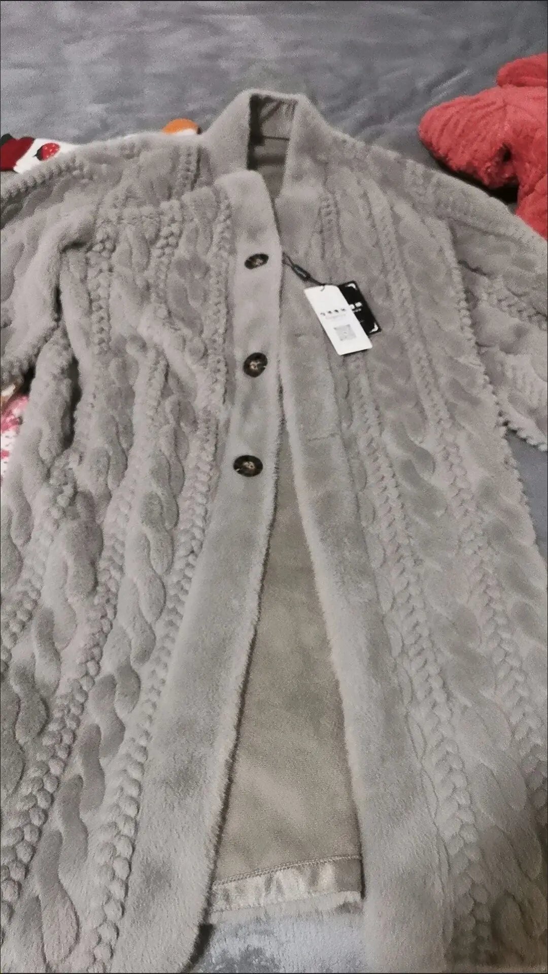 Winter Thick Warm Female Long Loose Coats Plus Size Button Fly Vintage Women's Faux Fur Outerwear Ladies X-long Dobby Fur Jacket