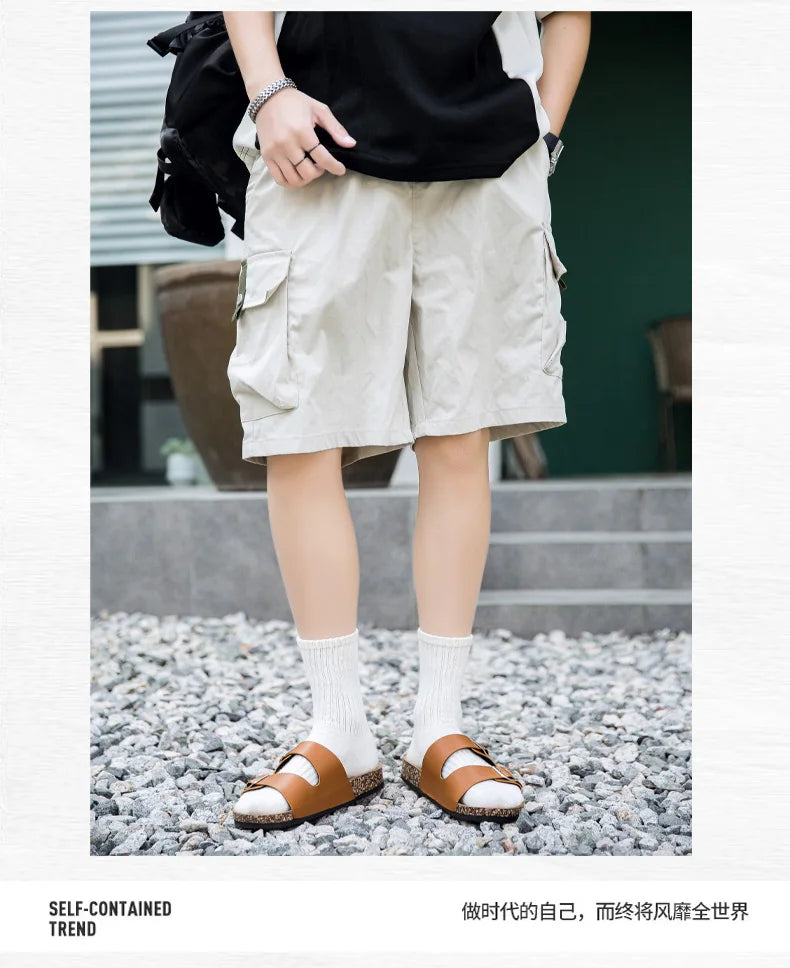 2025 new Birken slippers men's and women's classic cork flip-flops cross-border foreign trade couple out slippers