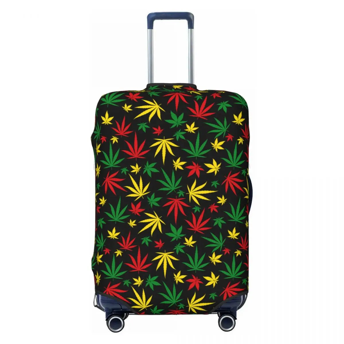 Custom Cute Jamaica Rasta Judah Lion Rastafari Flag Luggage Cover Protector Dust Proof Travel Suitcase Covers