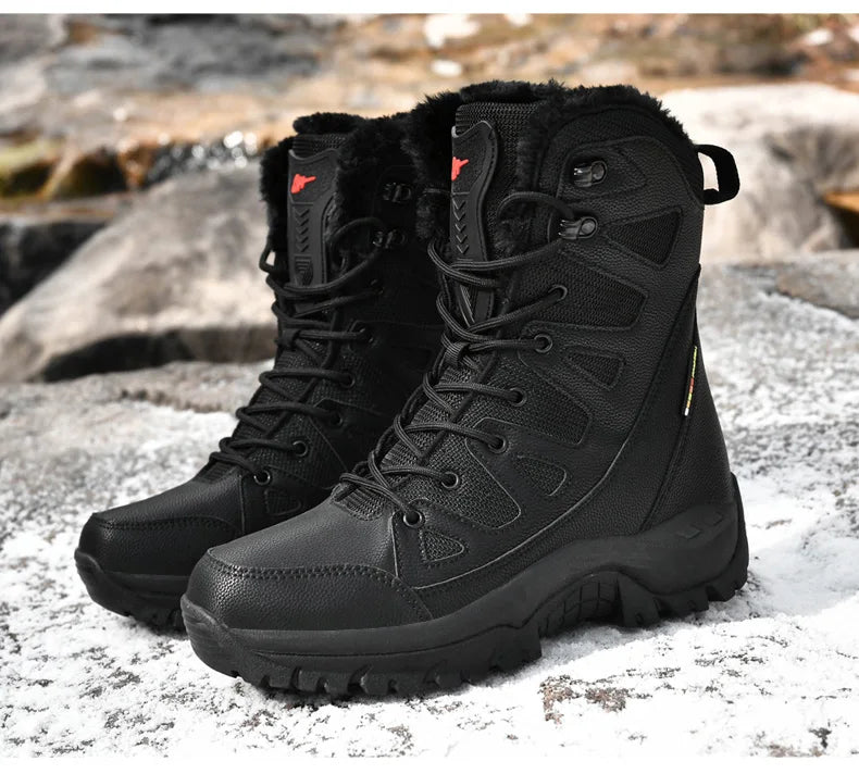 Men Tactical Boots Brand Climbing Shoes Waterproof Outdoor Ankle Male Breathable Women Motorcycle Casual Hiking Shoes Size Boot