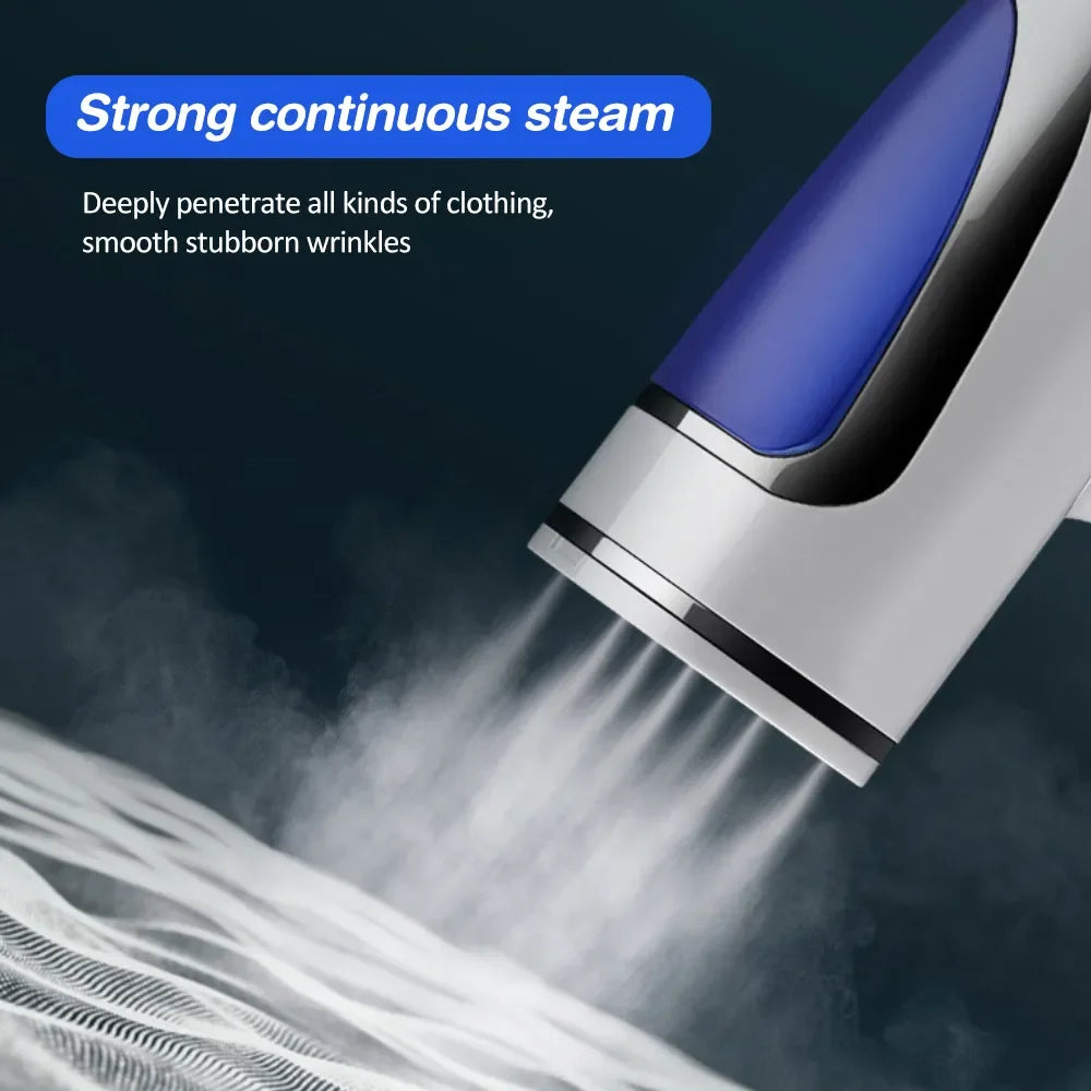 Handheld Garment Steamer for Clothes 1600W Powerful Electric Steam Iron Foldable Portable Traveling Clothes Steamer Home