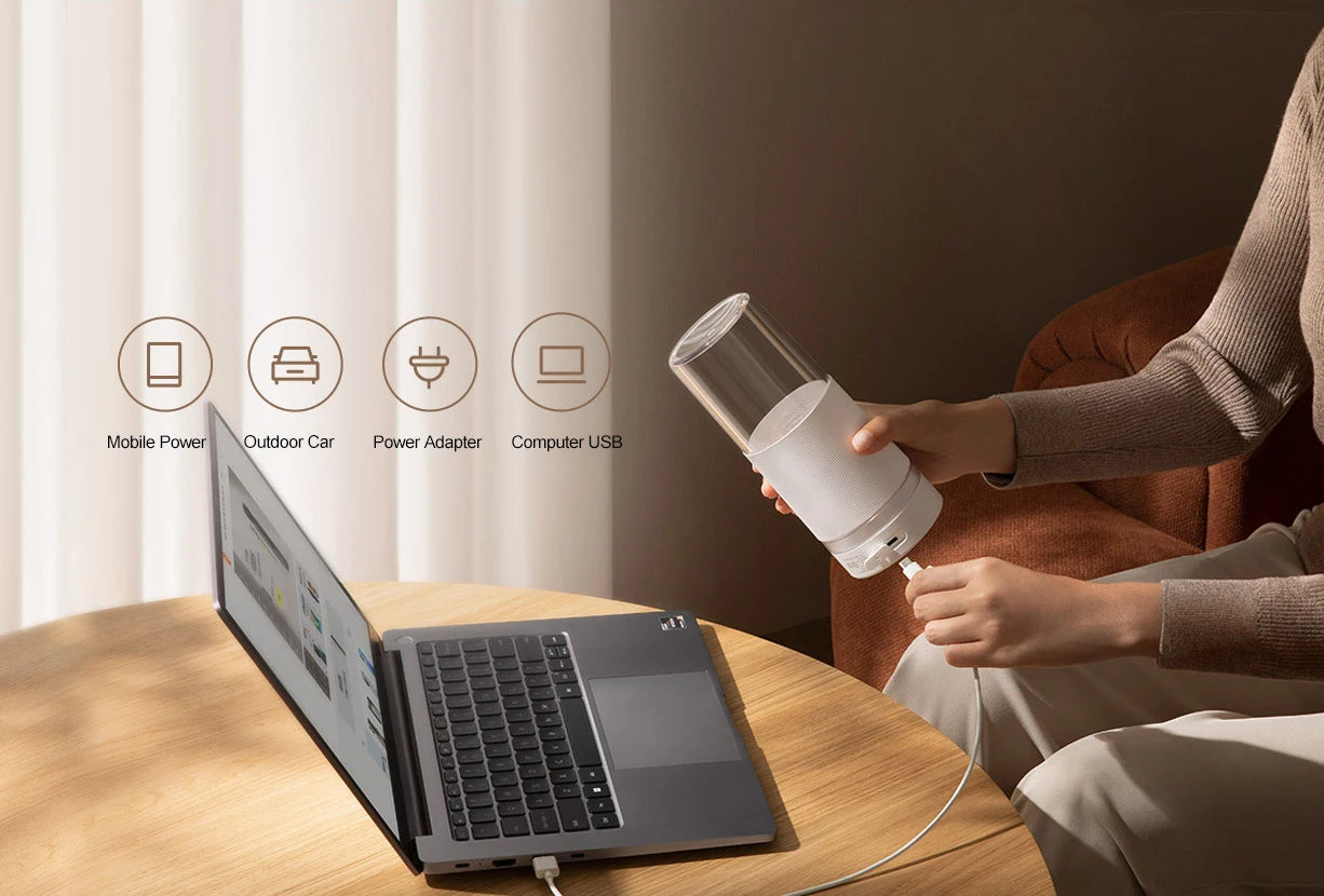 XIAOMI MIJIA Portable Blender 2,40S Quickly Squeeze Juice,19500 rpm,300ML Capacity Mixer Juicer Machine,PCTG Cup Body Blenders