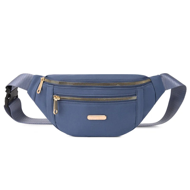 Women Waist Bags for Women Oxford Leisure Color Chest Bag Shoulder Crossbody Waist Bags Handbags Female Messenger Belt Bags