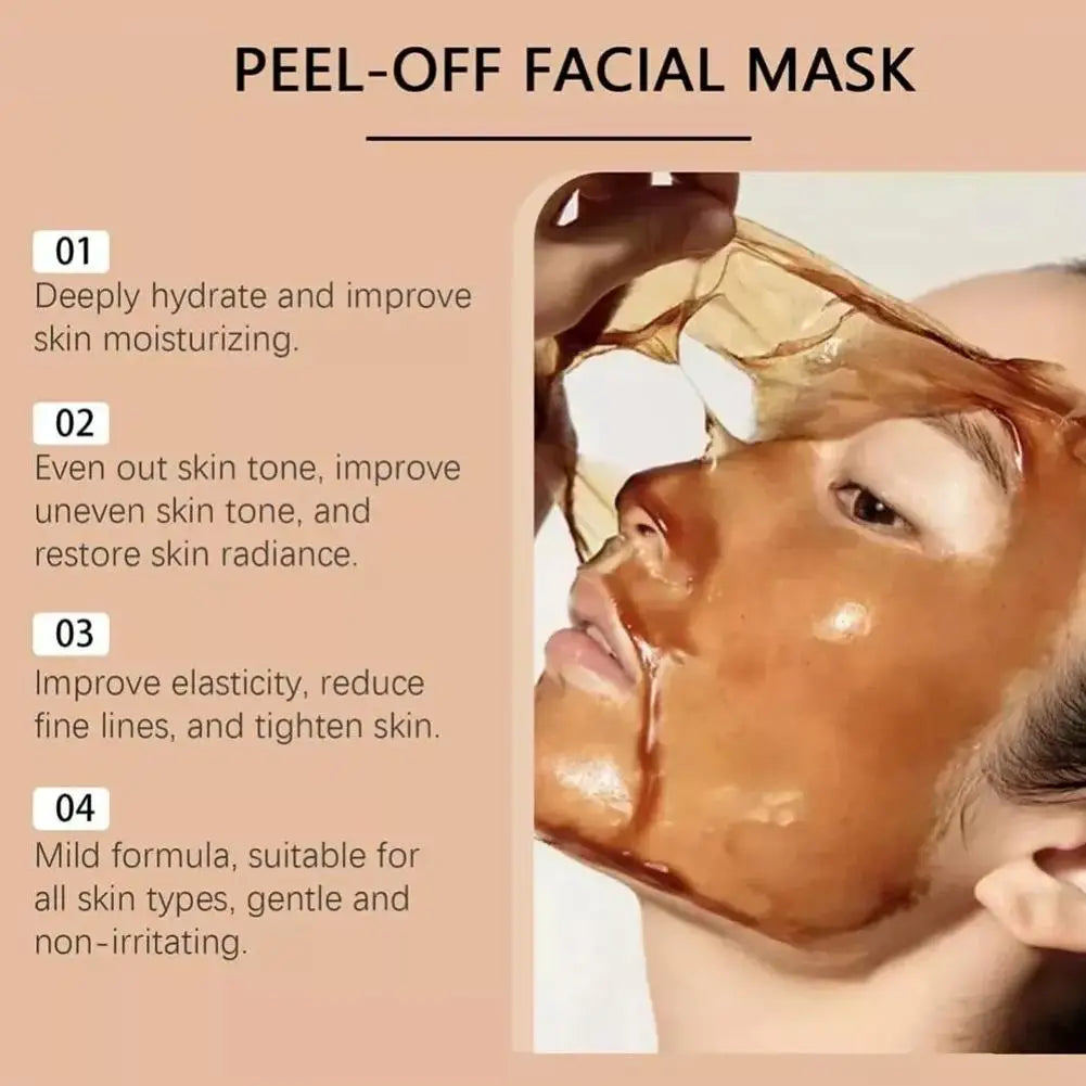 Pack of 2 Spots Blemish Clearing Peel Off Mask Anti-Blemish Freckle Glowing Mask Tear-Off Face Mask Moisturizing Pore Tightening