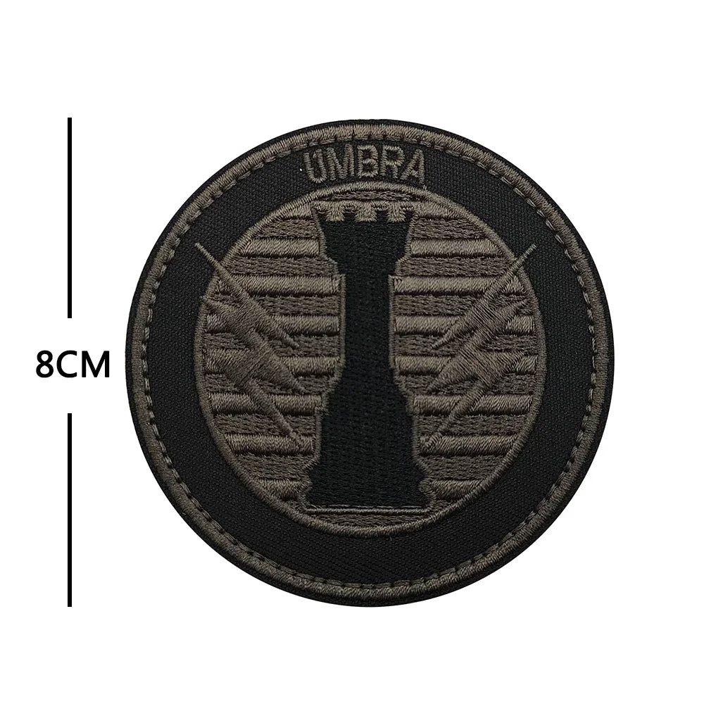 Call of Duty Ghost Mask Armband  16 COD16 19 Shadow Team Morale Emblem Tactical Accessories Embroidered Patches Backpack Sticker