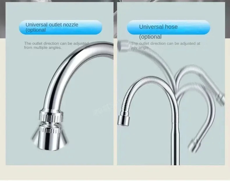 3000W Electric Kitchen Water Heater Tap Instant Hot Water Faucet Heater Cold Heating Faucet Tankless Instantaneous Water Heater