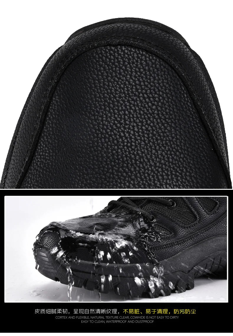 Men Tactical Boots Brand Climbing Shoes Waterproof Outdoor Ankle Male Breathable Women Motorcycle Casual Hiking Shoes Size Boot