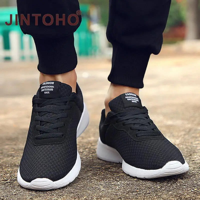 Spring New Men Casual Shoes Lace up Men Shoes Lightweight Comfortable Breathable Walking Sneakers Tenis Feminino Zapatos