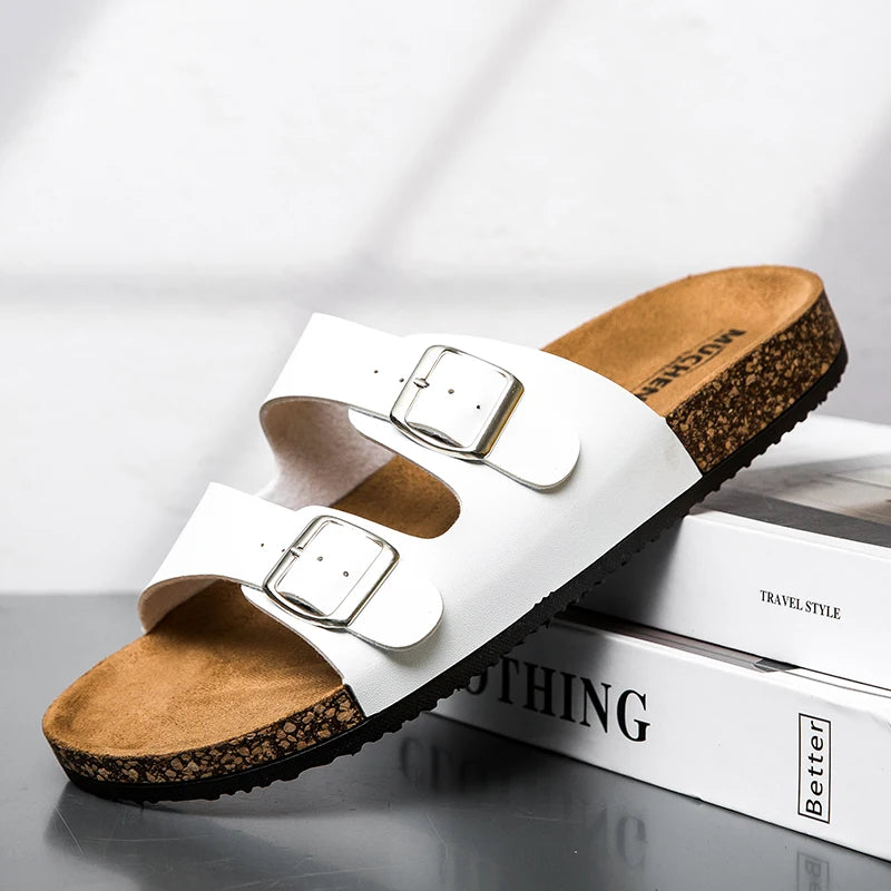 2025 new Birken slippers men's and women's classic cork flip-flops cross-border foreign trade couple out slippers