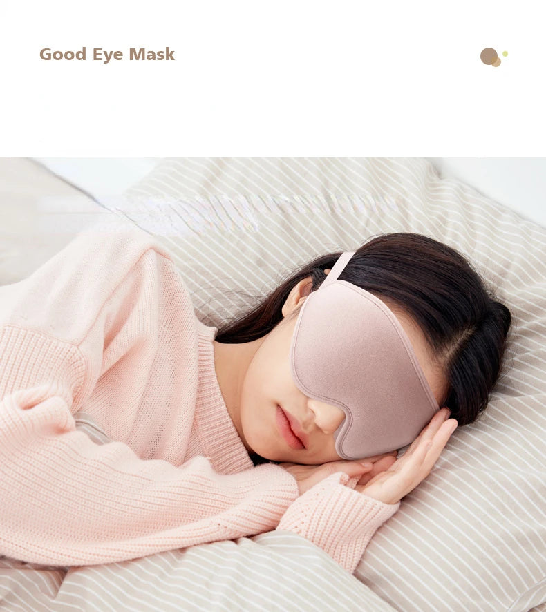 3D Sleep Mask Blindfold Sleeping Aid Eyepatch Eye Cover Sleep Patches Eyeshade Breathable Face Mask Eyemask Health Care for Rest