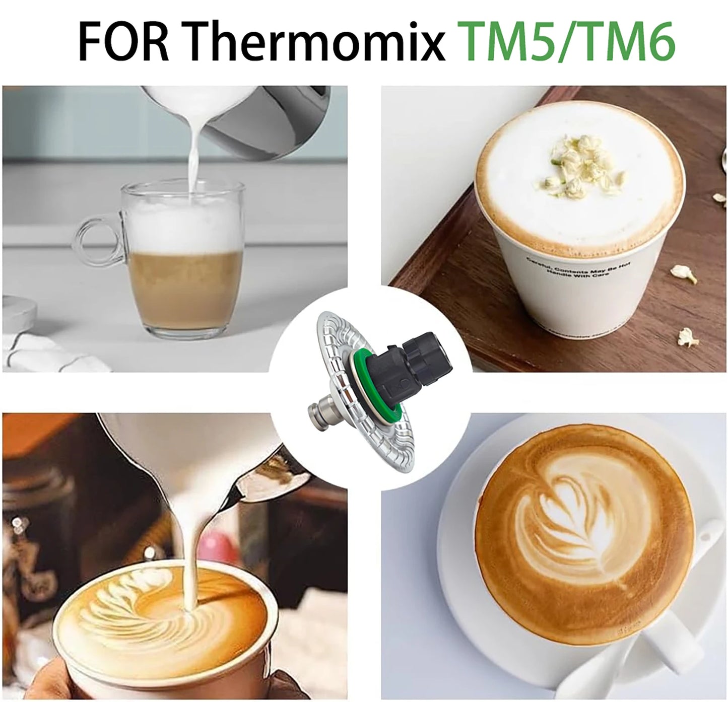 Milk Frothing Mixer for Thermomix TM5 TM6 TM7 Coffee Eggs Whisk