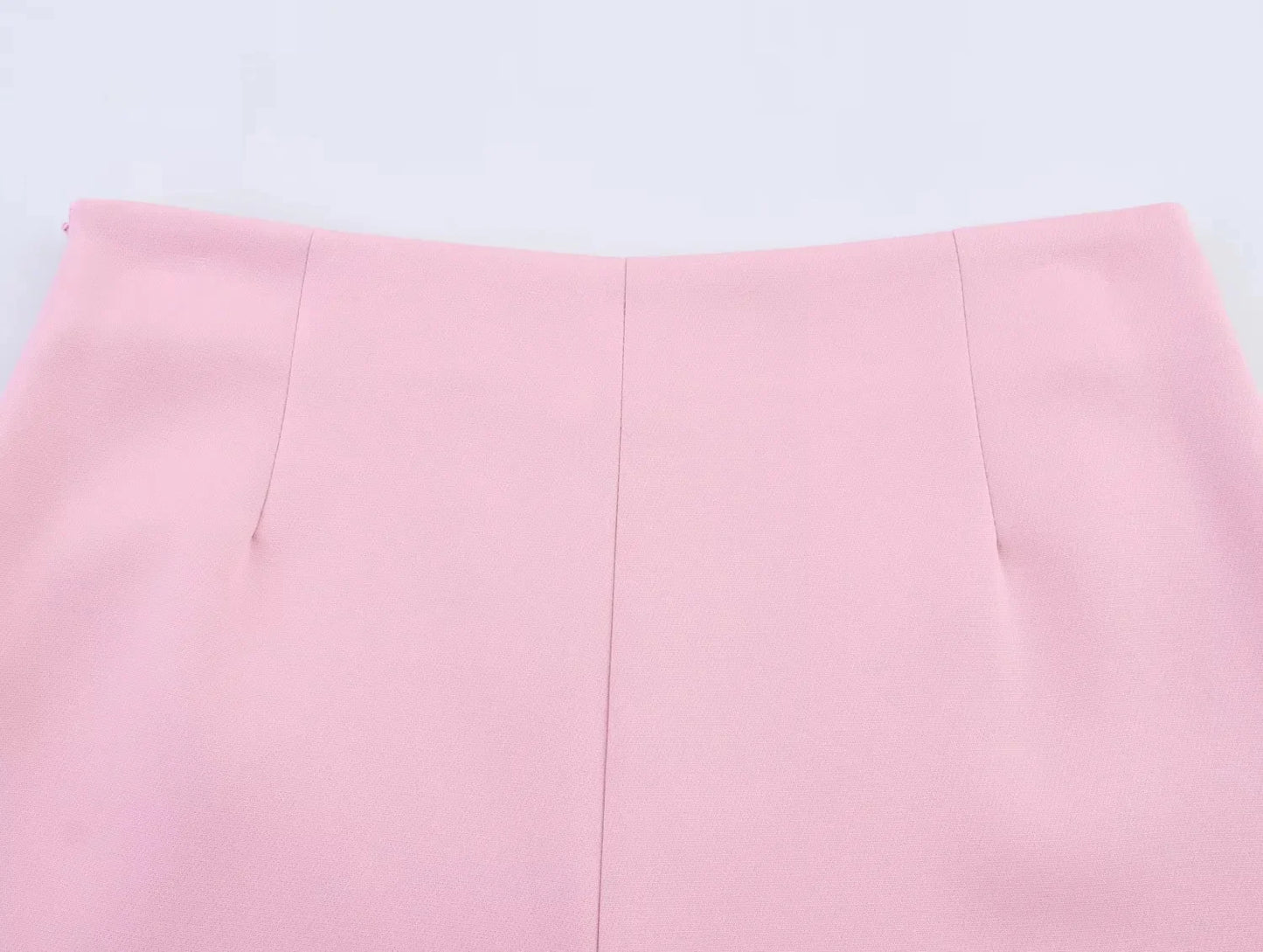 TRAFZA Casual Chic Butter Yellow Women Shorts Skirt Solid Zipper Shorts Skirt Fashion 2025 Spring Summer Elegant Holiday Shorts