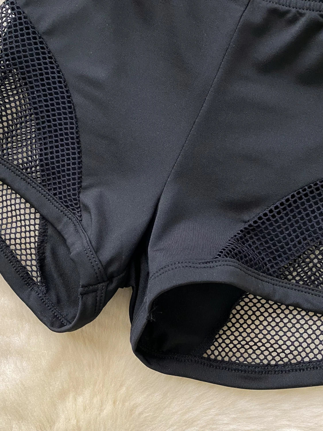 Foamlina Women's Casual Sweatpants Girl's Summer New Sexy Tight Hip Pants Pure Lust Black Grid Patchwork Y2K Street Shorts