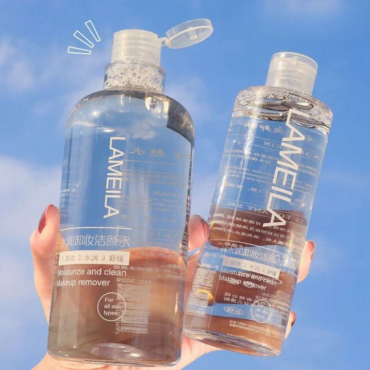 Hydrating Makeup Remover Cleanser Eye Lip Face 3in1 Cleansing Water Deep Cleansing Mild Refreshing Non-irritating Makeup Remover