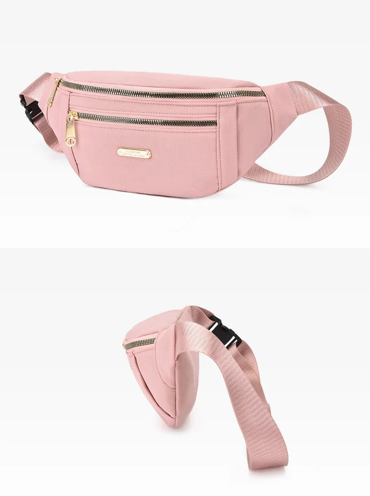 Women Waist Bags for Women Oxford Leisure Color Chest Bag Shoulder Crossbody Waist Bags Handbags Female Messenger Belt Bags