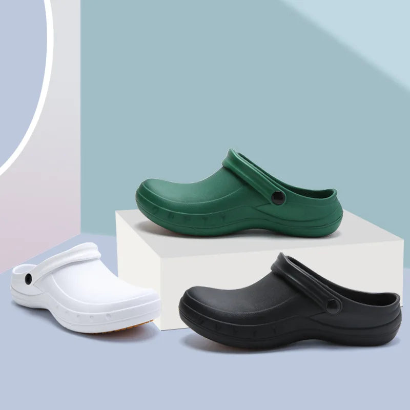 Chef Shoes Lightweight and Slip-resistant EVA  Sandles for Doctors Nurses in Hospitals and Labs