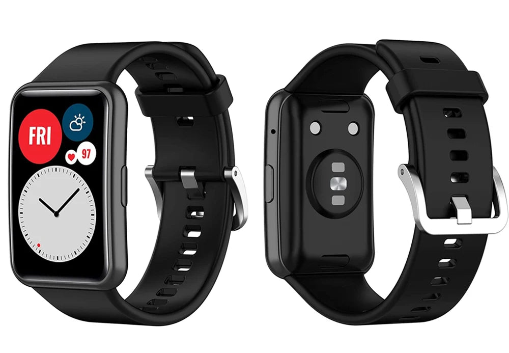 Silicone Band For Huawei Watch FIT Strap Smartwatch Accessories Replacement Wrist bracelet correa huawei watch fit 2021 Strap