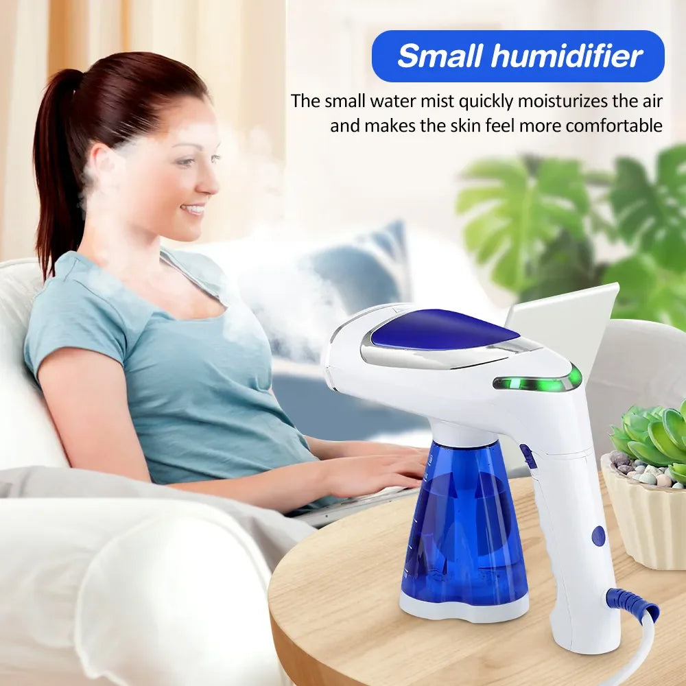Handheld Garment Steamer for Clothes 1600W Powerful Electric Steam Iron Foldable Portable Traveling Clothes Steamer Home