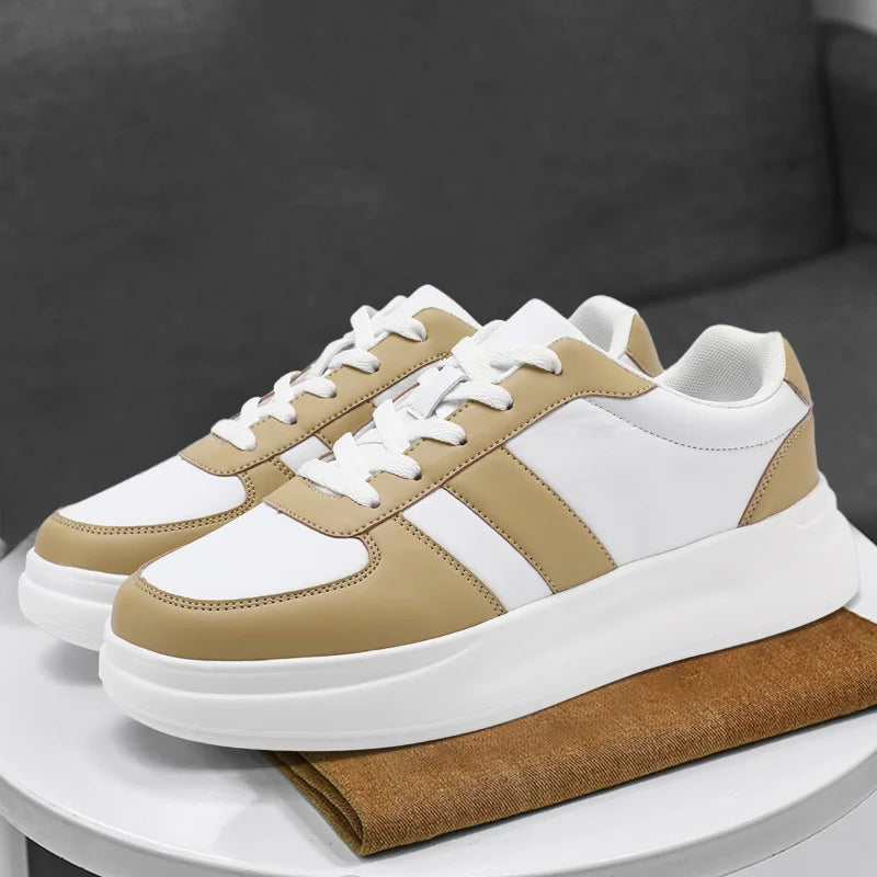 Casual skate shoes for men; versatile fashion shoes for men; casual thick-soled height-increasing shoes for men