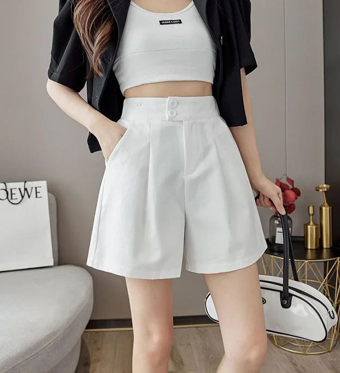 Loose Female Short Pants Jorts Baggy Women's Shorts Outdoor Flowy Casual Luxury Fashion Clothing 2024 Elegant New In To Wear Hot