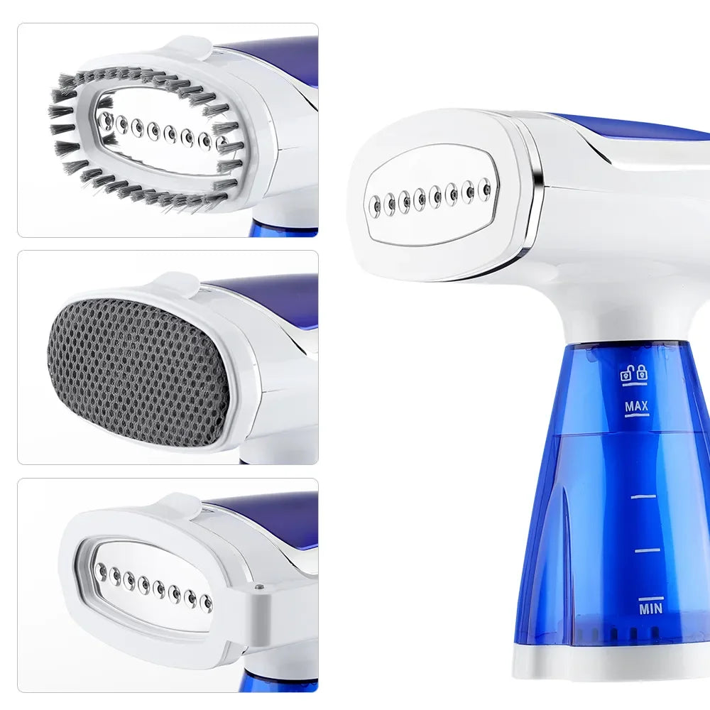 Handheld Garment Steamer for Clothes 1600W Powerful Electric Steam Iron Foldable Portable Traveling Clothes Steamer Home