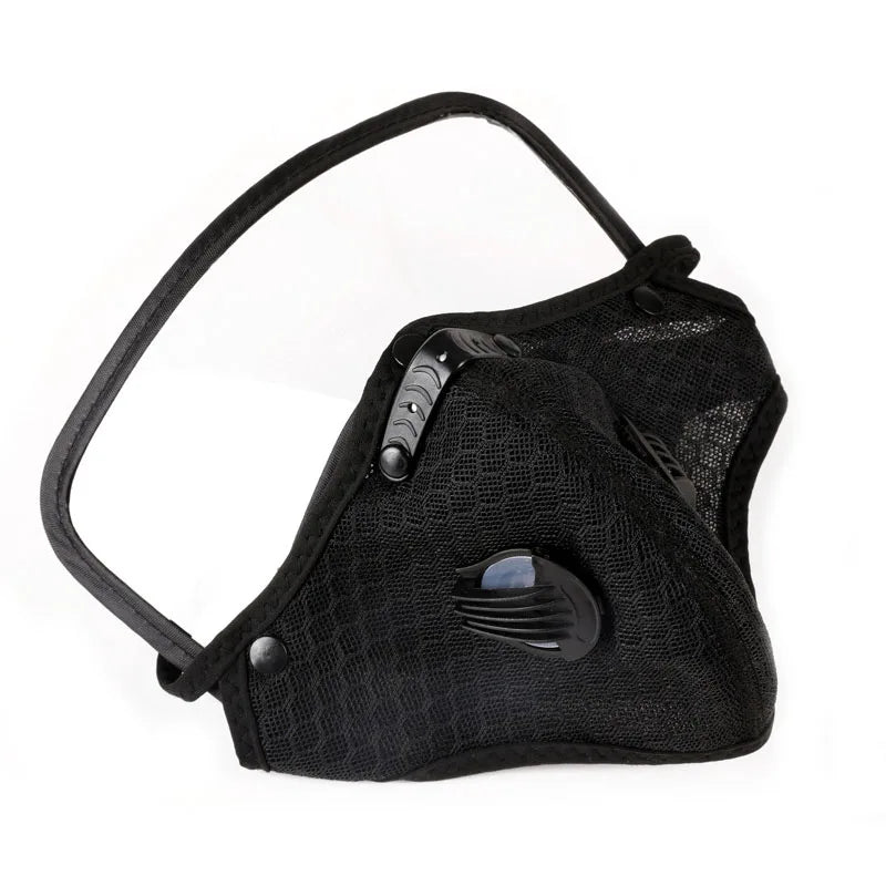 New Cycling Face Mask with Filter Goggles Dust Mask Sport Washable Reusable Facemask for men Bandana Actived Carbon Filters