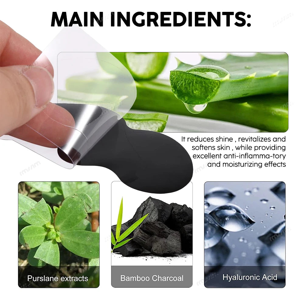 50/100PCS Nose Blackhead Remover Mask Deep Cleansing Skin Care Shrink Pore Acne Treatment Mask Nose Black Dots Pore Clean Strips