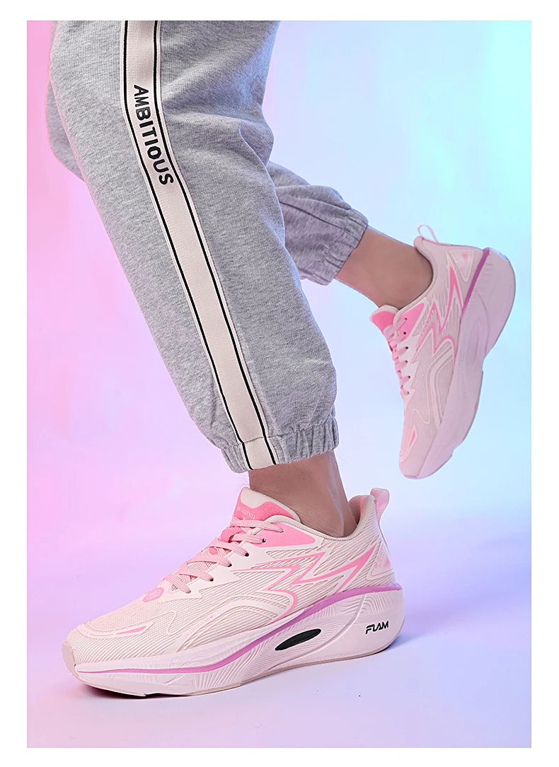 Running Sneakers Men Lightweight Breathable Wear-Resistant Carbon Plate Shoes Comfort Marathon Athletic Sports Shoes for Man