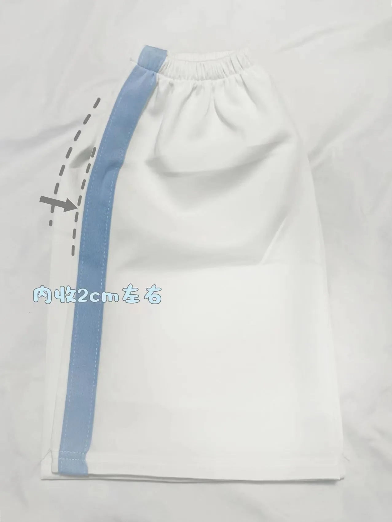 Japanese Original Straight Short Pants and Leg Covers Water Color Matching Elastic Waist Sweet Girls' Versatile Shorts