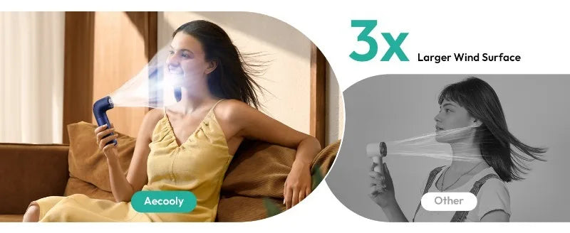 High-speed Violent Wind Gathering Handheld Small Fan Mini Portable Usb Turbo Electric Fan Large Wind Silent Outdoor Camping