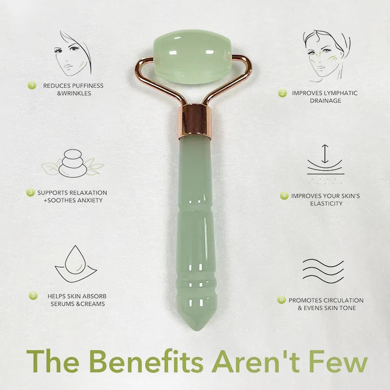 Pexmen Anti-Aging Rollers and Gua-Sha Facial Tool Face & Body Massager for Your Skincare Routine Lifting for Lymphatic Drainage