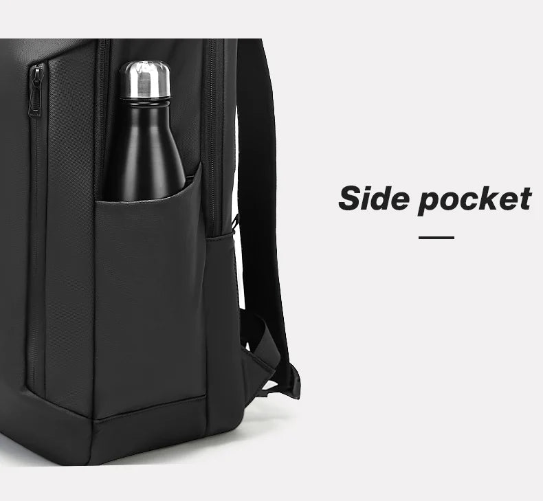 BANGE New Casual Multi-Pockets Big Capacity Daily 15.6inch Laptop Light Waterproof For Business Trip Roomy Men Backpack with YKK