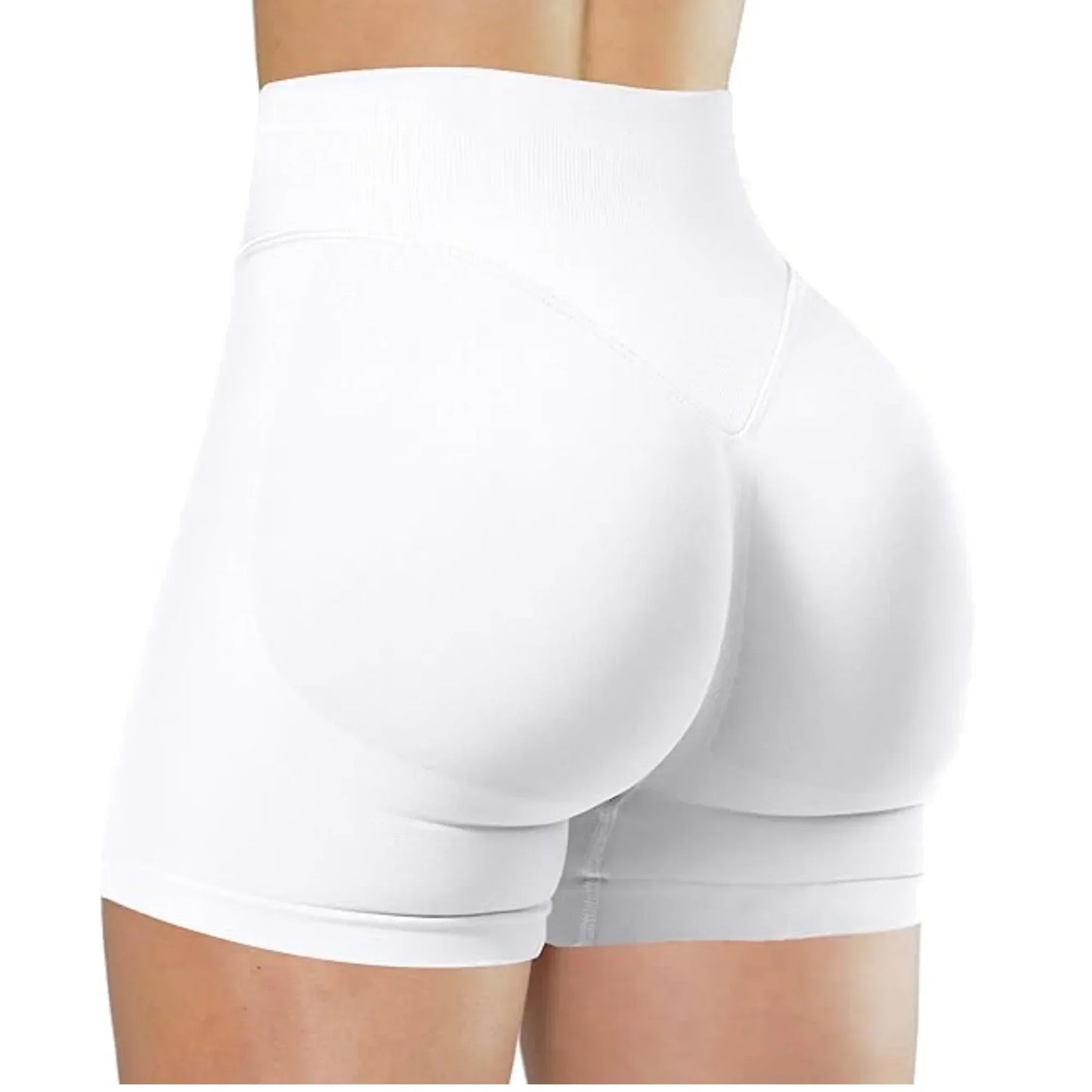 Gym Women's Summer Yoga Shorts High Waist and Hip Lifting Tight and Sexy Solid Color Shorts Fitness Yoga Exercise Leggings