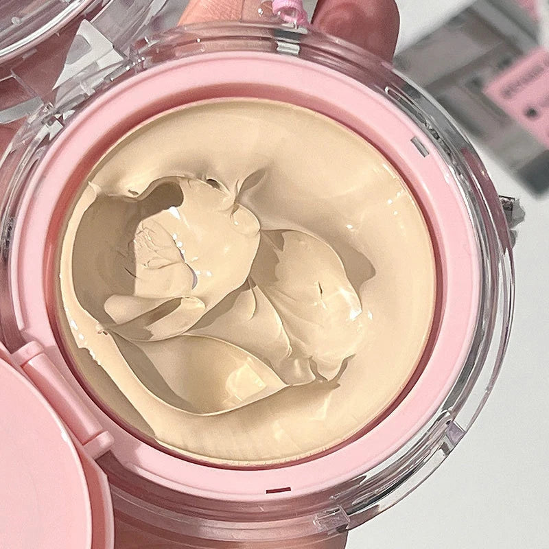 Cute Cat Cushion Cream Foundation Hydrating High Coverage Oil Control Concealer Non-Fading BB Cream Makeup Base Cosmetic