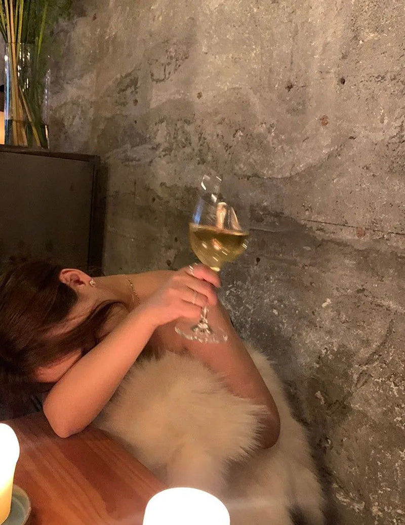 Faux Fur Coat Women Clothing Y2K Autumn New Fashion Casual Imitation Fox Fur Jacket Crop Loose All Match Warm Female Winter Top