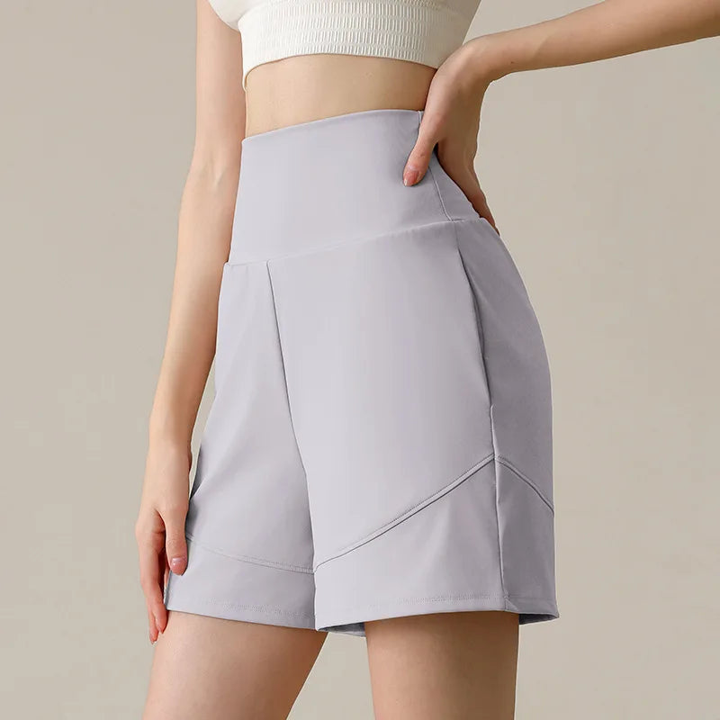 Women's Loose Fitting Slimming Nylon Sports Capris, Casual Fitness Training Pants, Running Pants, Cycling Short, Summer