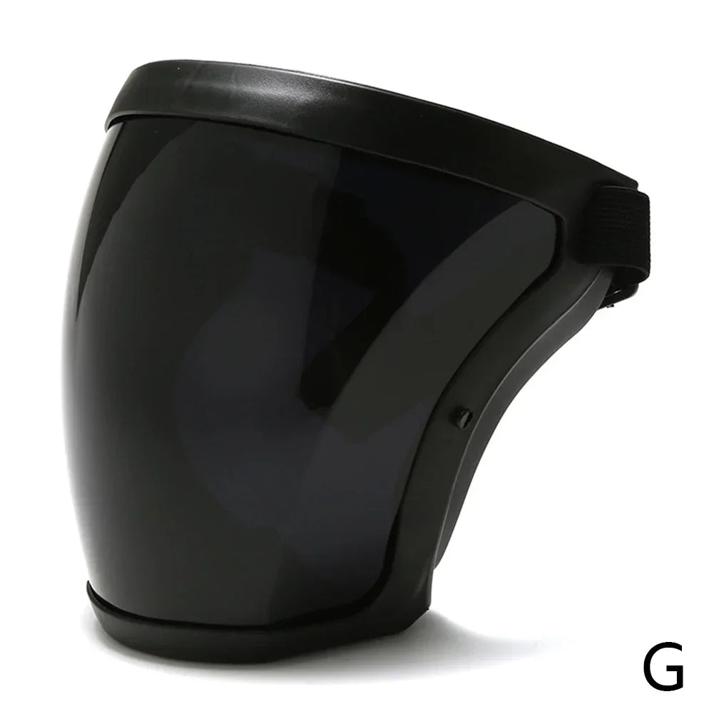 Highdefinition Protective Goggles Full Face Protection Transparent Riding Goggles Antispray Antidust Antifog And Antiwind Mask