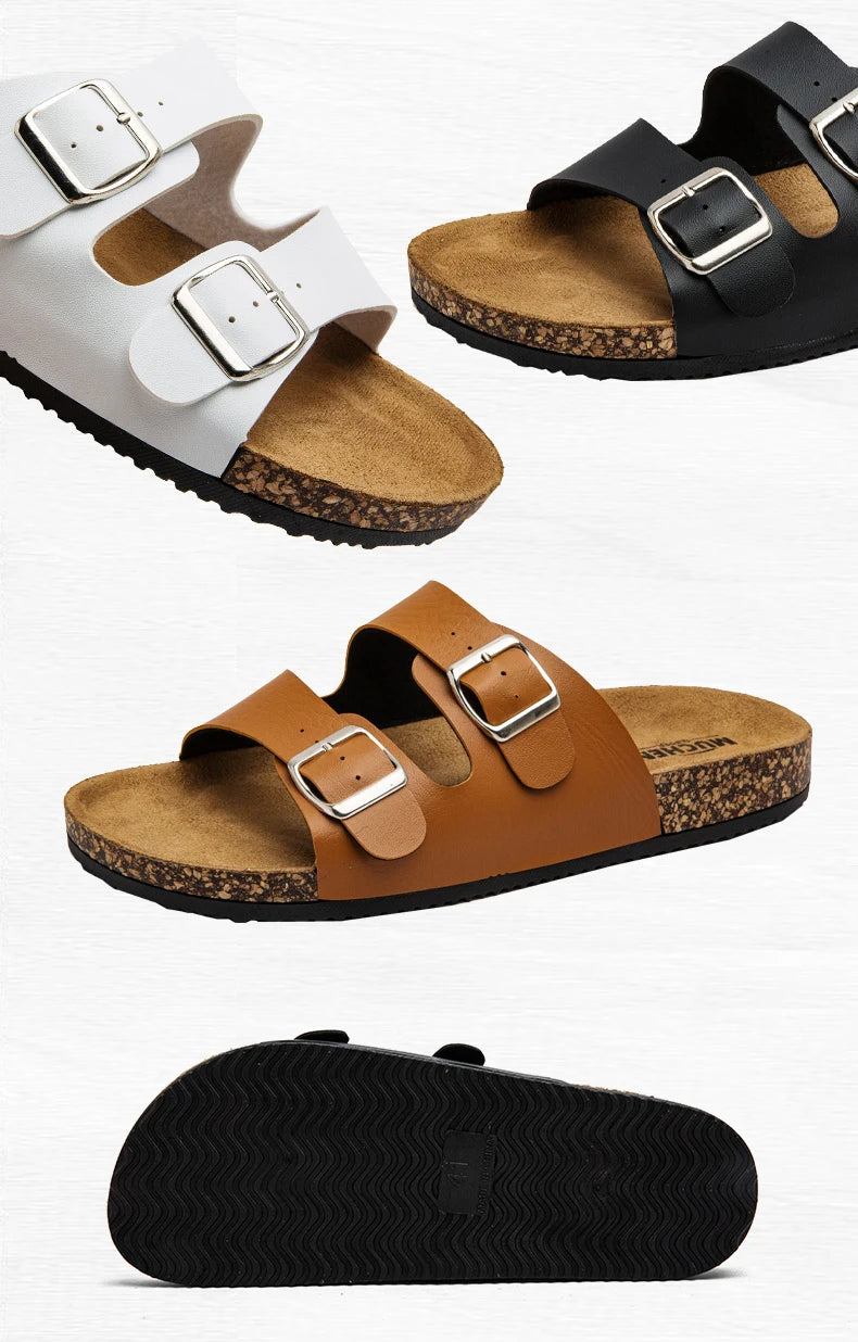 2025 new Birken slippers men's and women's classic cork flip-flops cross-border foreign trade couple out slippers