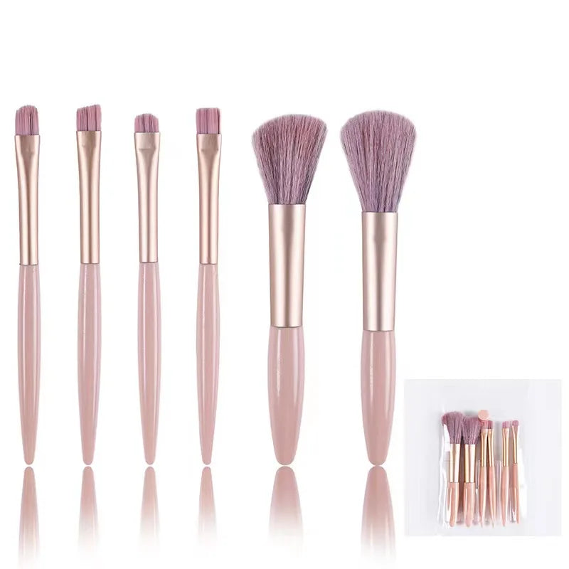 20/10/8/6Pcs Makeup Brushes Set Professional Plastic Handle Soft Synthetic Hair Powder Foundation Eyeshadow Brush Make Up Tools