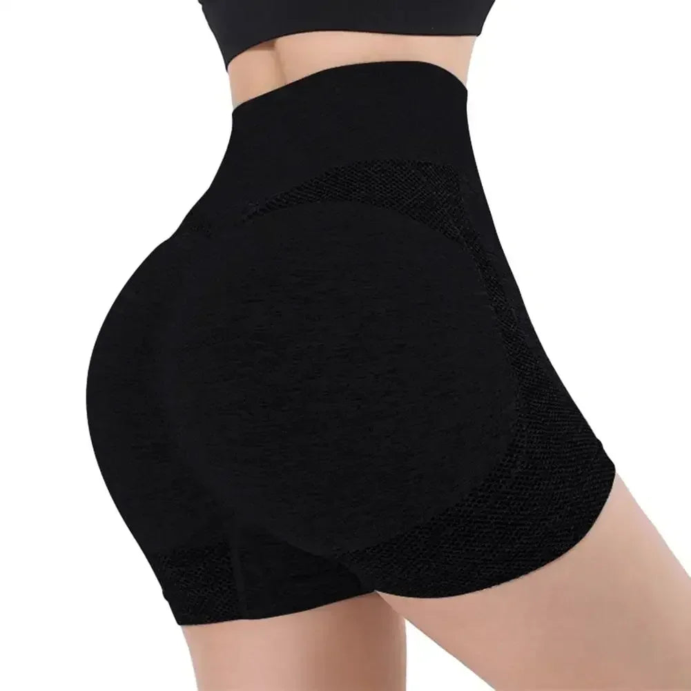 Women Yoga Shorts High Waist Workout Fitness Sports Lift Butt Short Pants Breathable Casual Sportswear Tight