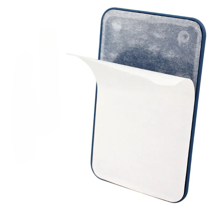 New Phone Wallet Stick on Credit Card Holder Phone Pocket for All Solid Colour Back Cards Holder Phone Card Holder Wallet Case